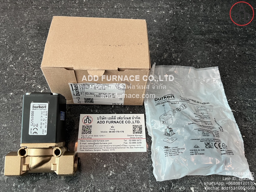 Burkert 0290 A 12,0 FKM MS (24V) (1)